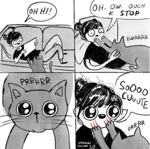 cat scratch comic