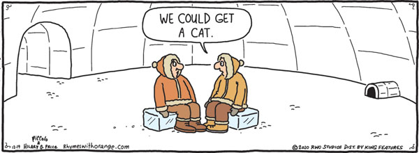eskimos need cat comic