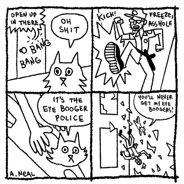 eye boogers cat comic