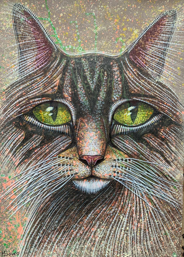 beautiful cat art