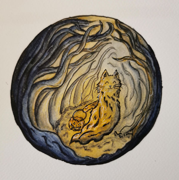 cat spirit art