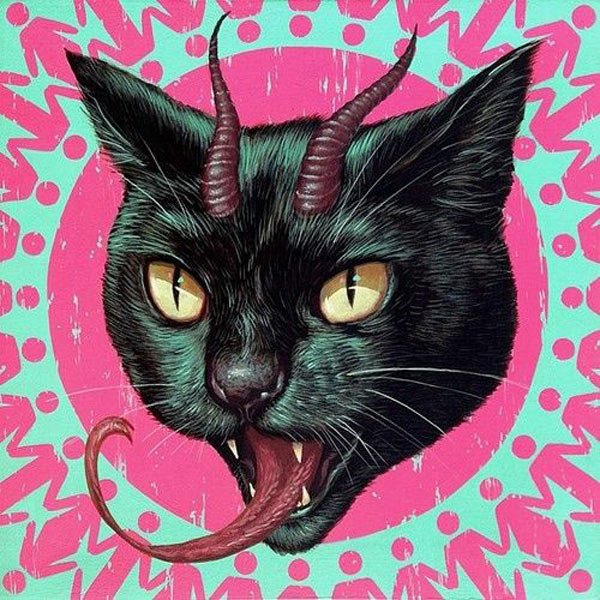 krampus cat art