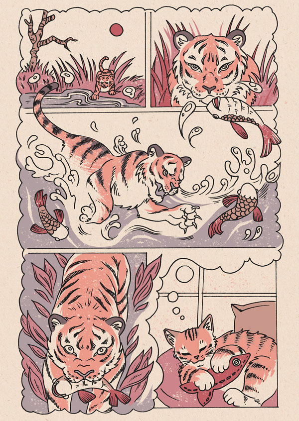 cat dreams comic