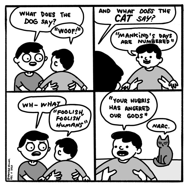 narc cat comic