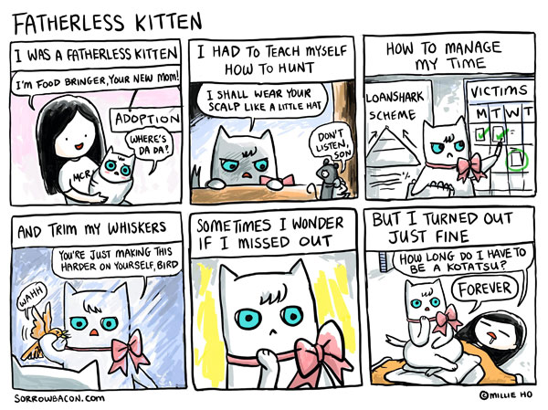 fatherless kitten comic