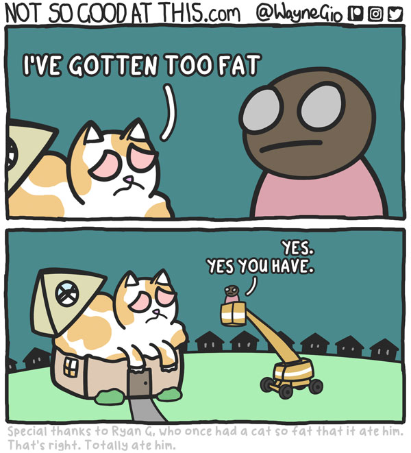really fat cat comic