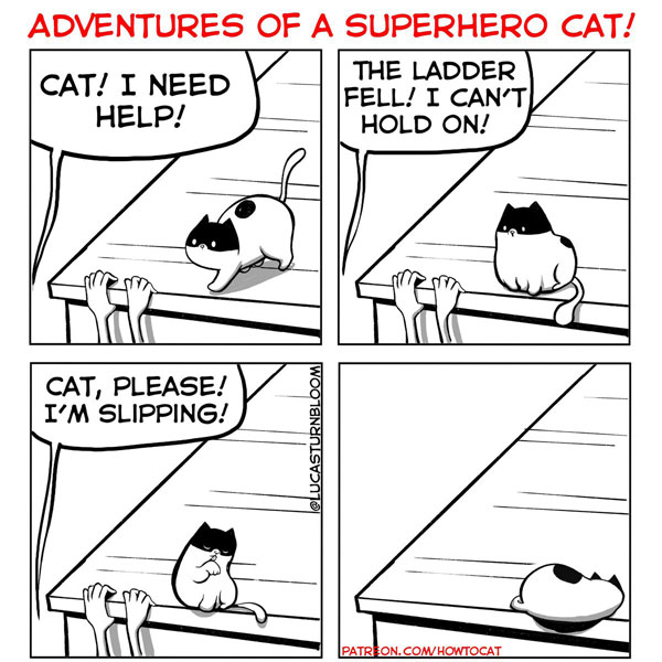 superhero cat comic