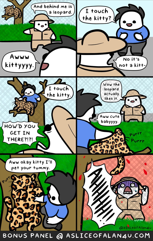 touch the kitty comic