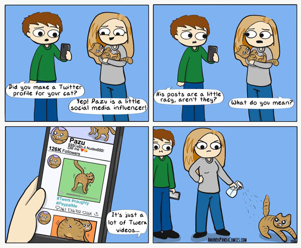 twerking cat comic