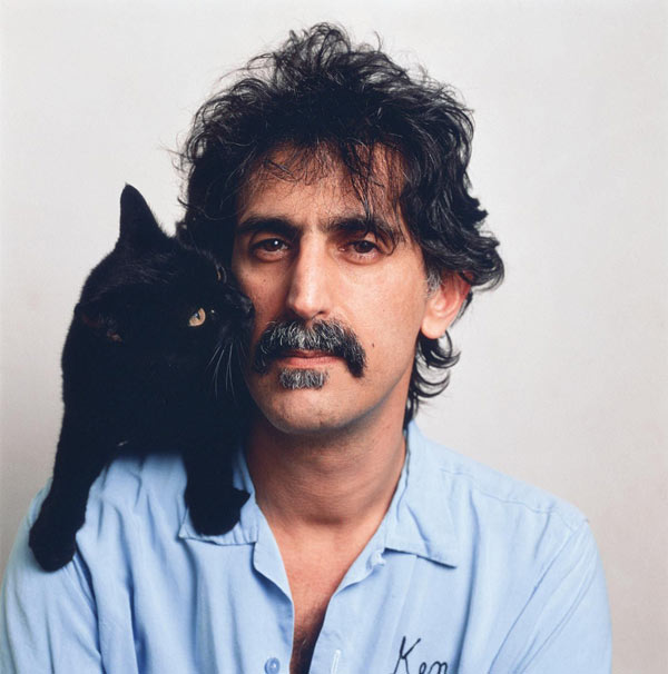 FRank zappa and cat