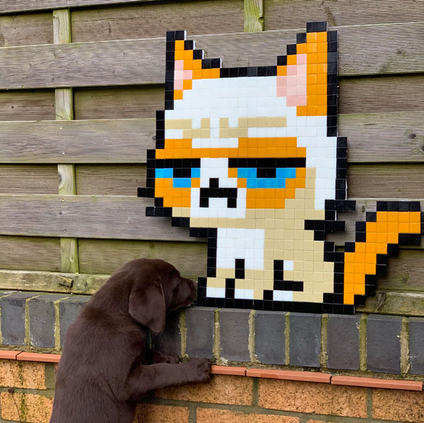 grumpycat mosaic art