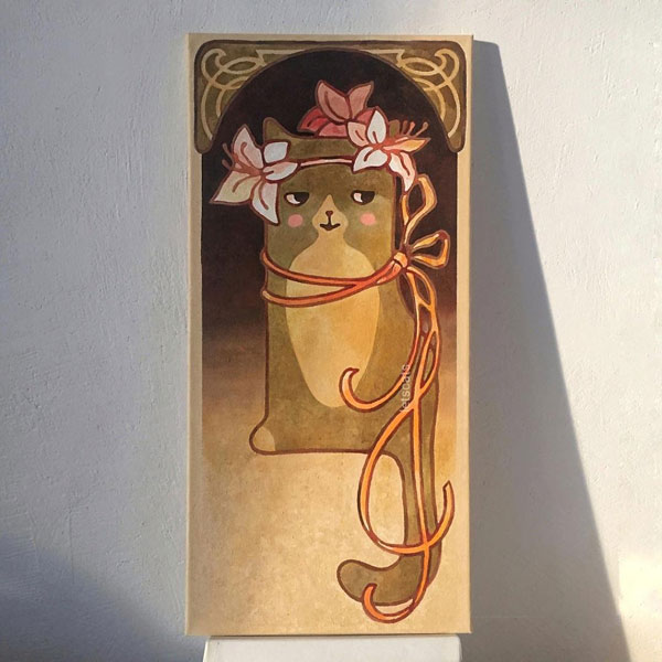 nouveau art cat  art