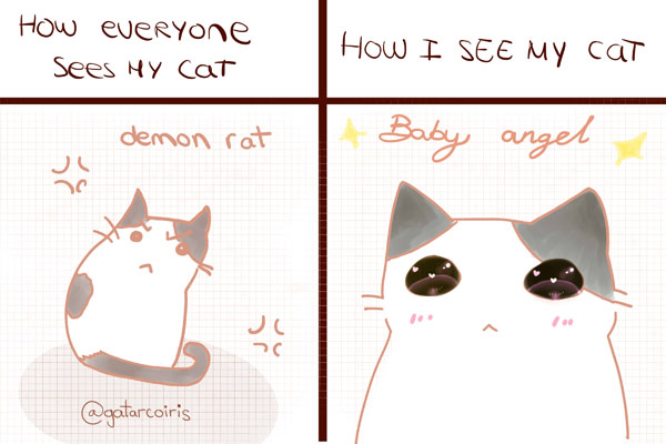 baby devil cat comic