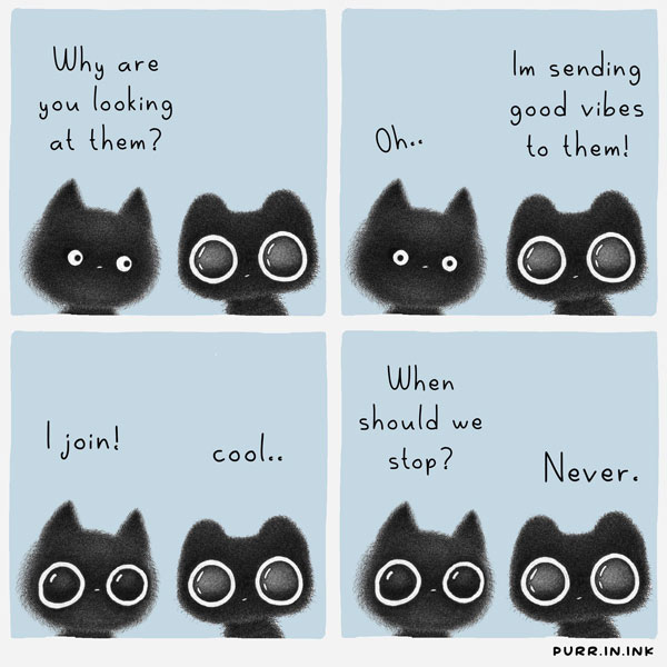 big eyed cat comic