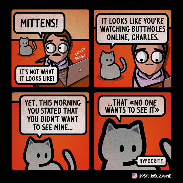 cat butthole comic