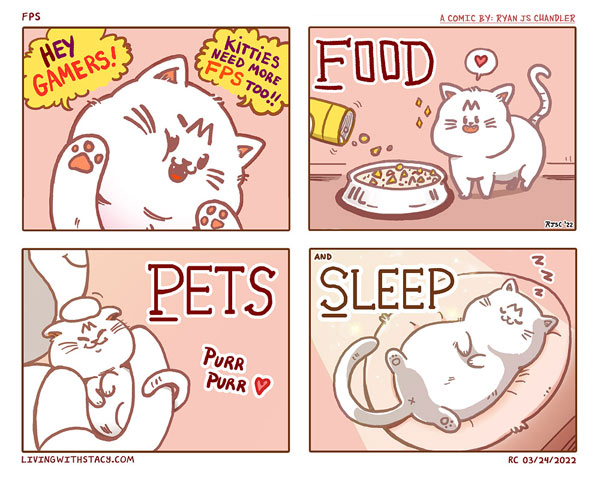 gamer cat comic