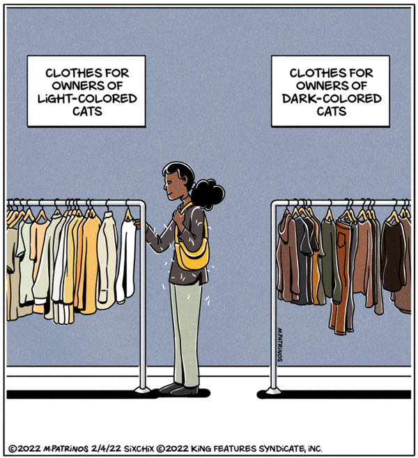cat owner clothes comic