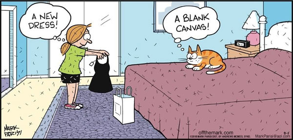 cats and dresses comic