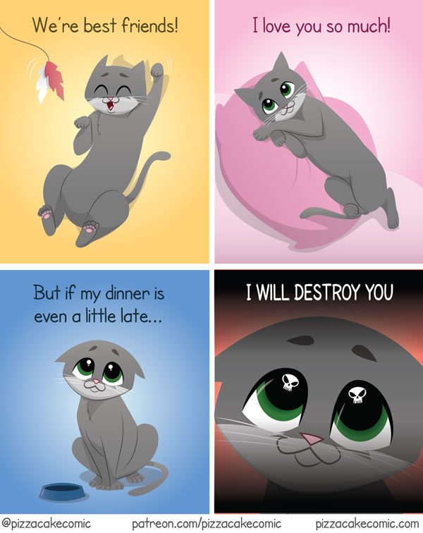 evil cat comic