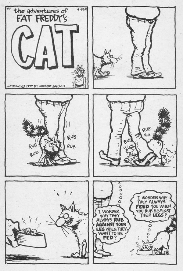 fat freddy's cat comic