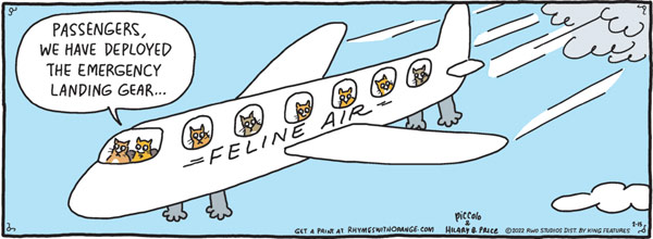 feline airline comic
