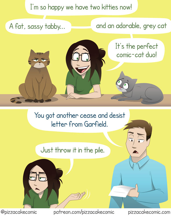 garfield copyright cat comic