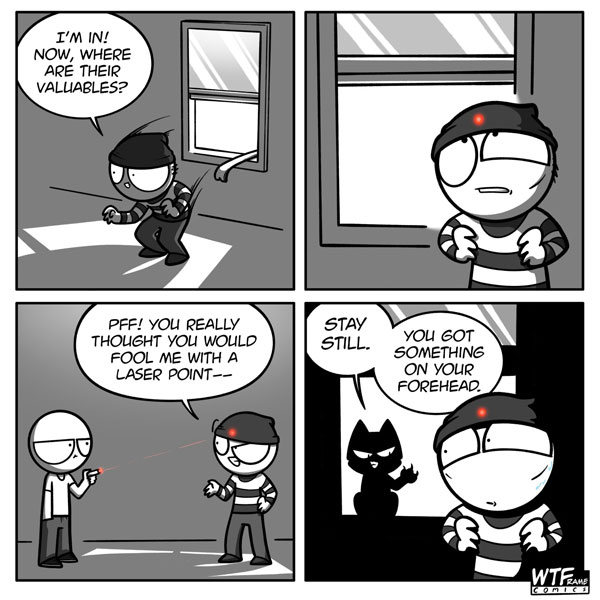 laser pointer cat comic