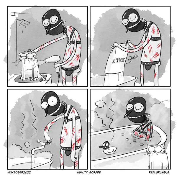 masochist and cat comic