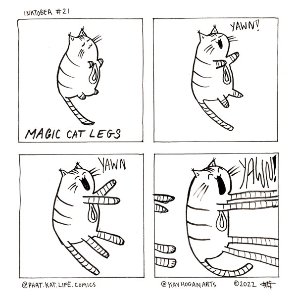 stretchy cat legs  comic