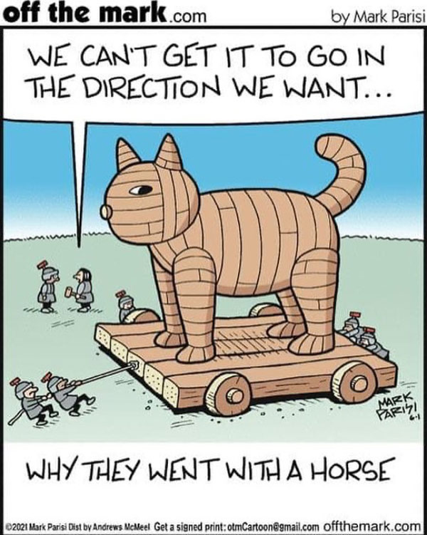 trojan cat comic