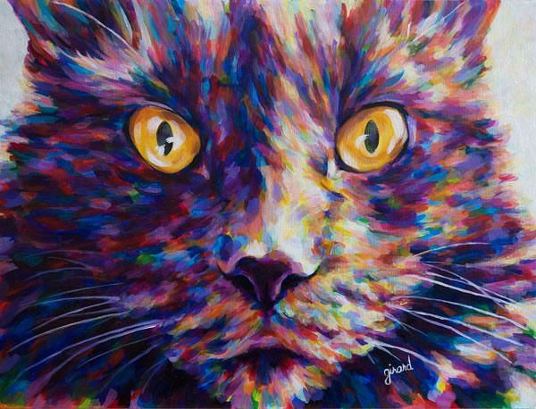 fauvist cat art