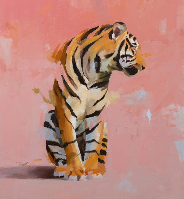 siberian tiger painting