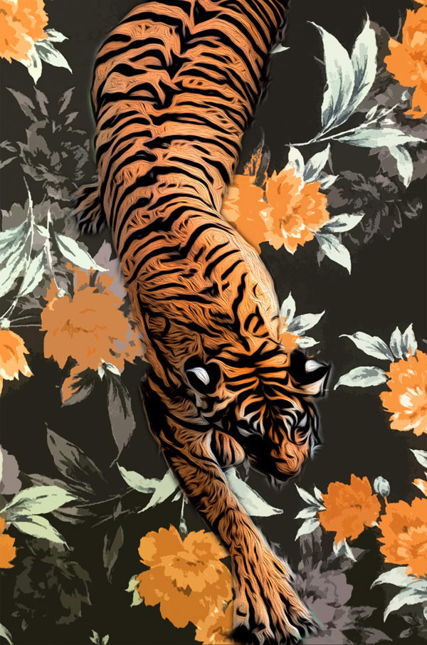 tiger on art