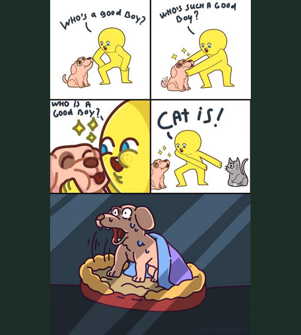 dog nightmare comic