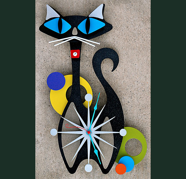 atomic clock cat art