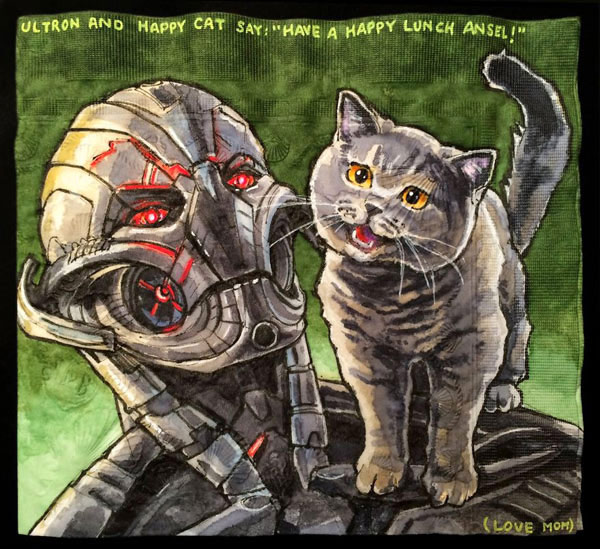 ultron cat art