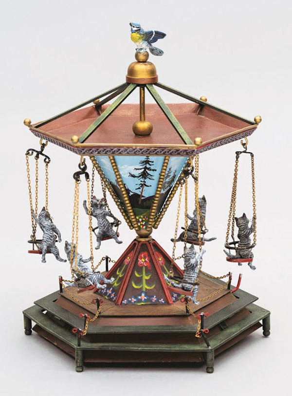 cat carrousel toy