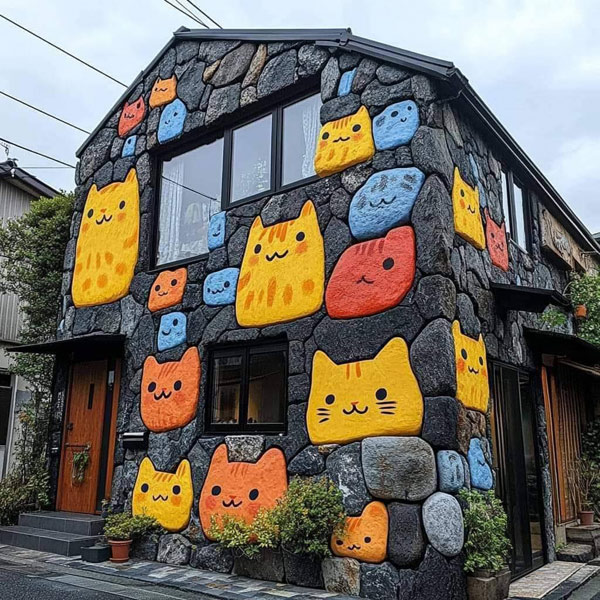 cat house decorations