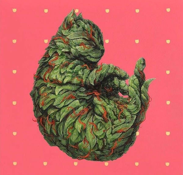 marijuana cat art