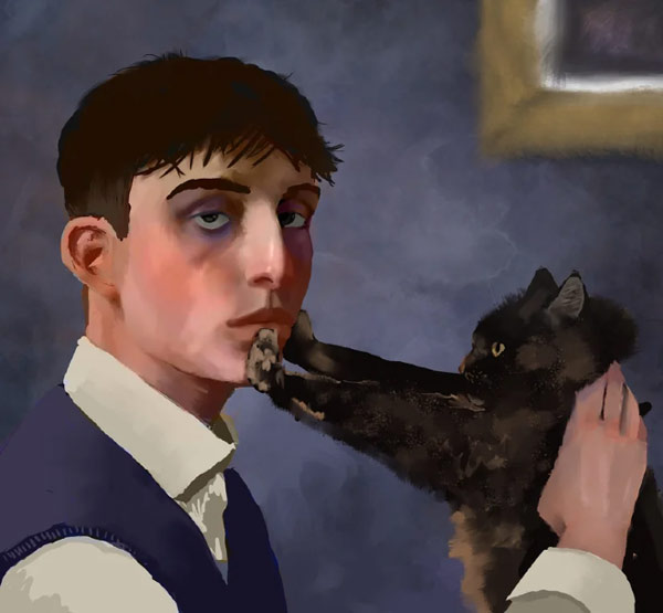 cat rejection art
