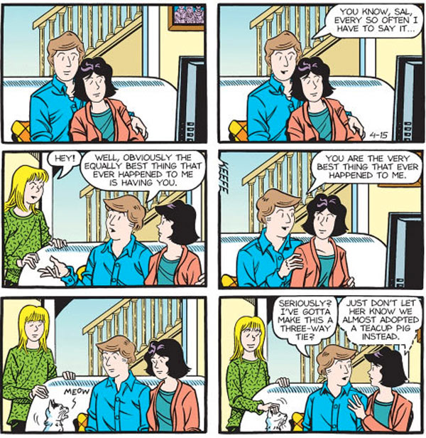 sally forth cat comic