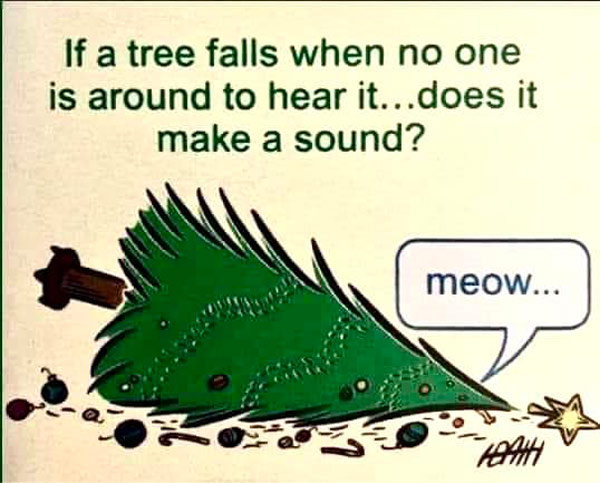 cat and xmas tree comic