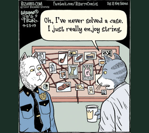 cat detective comic