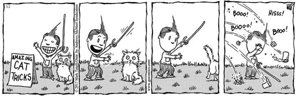 cat tricks comic