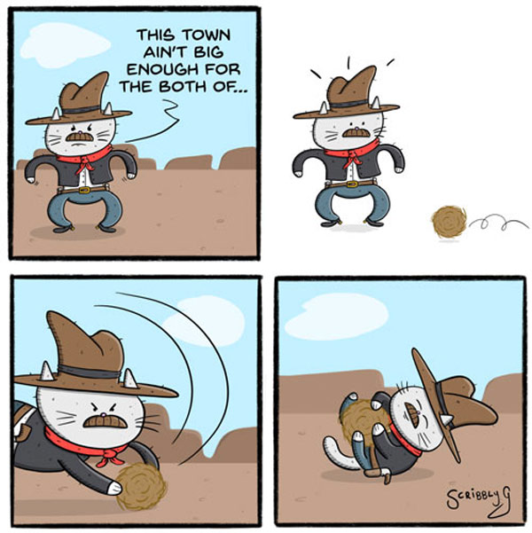 cowboy cat comic